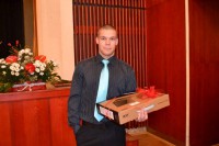 Výherce první ceny - notebooku.